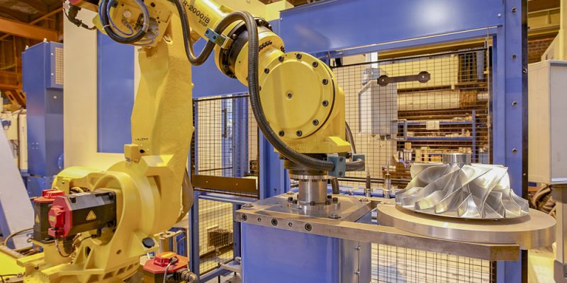 Usinage de précision par robot