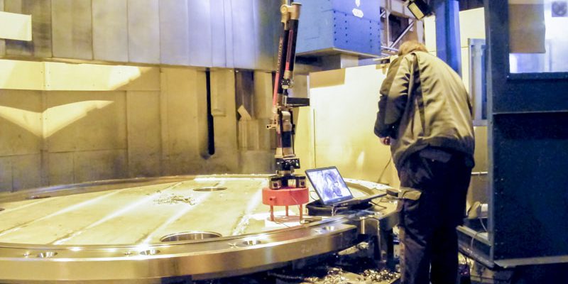 Usinage de pièces de grandes tailles